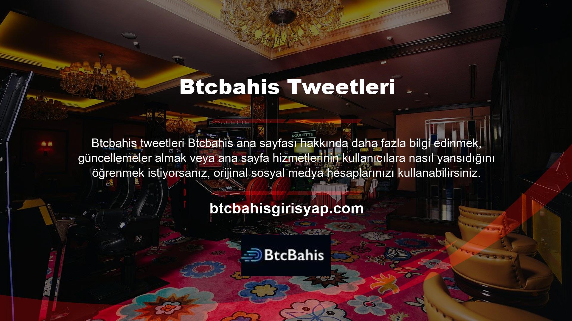 Bu seçeneklerden en ünlüsü ve güvenlisi olan Btcbahis Twitter hesabı, çeşitli sosyal medya hesaplarının kullanılmasıyla birleşir gibi oldu